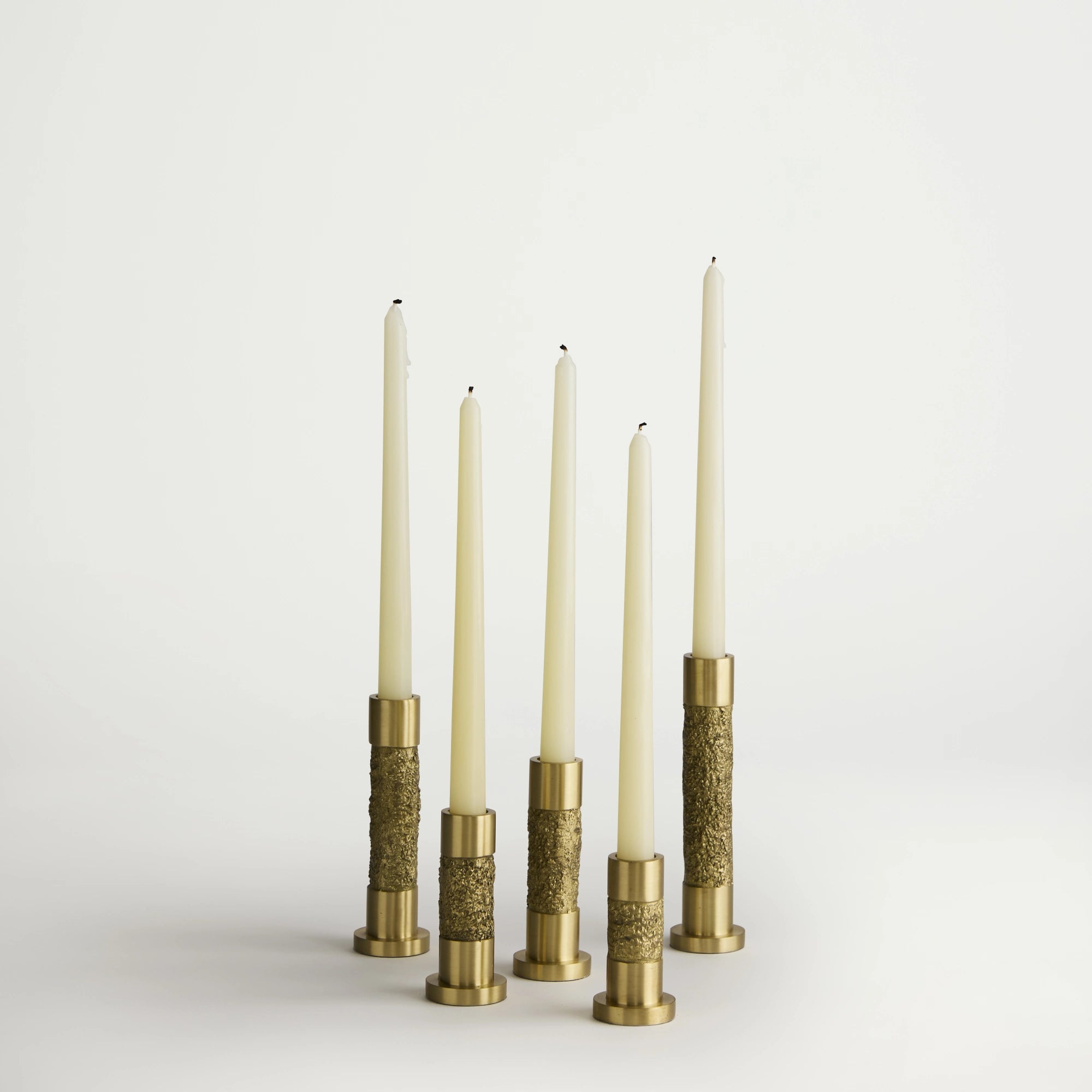Gilded Terrain Candlesticks
